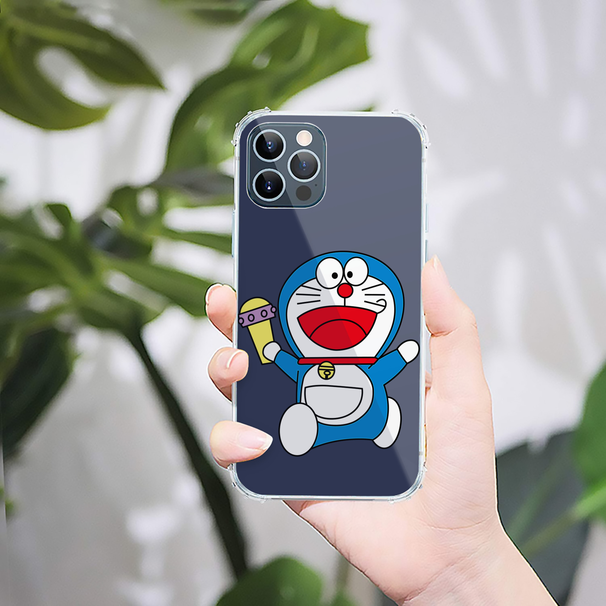 （画像用） ドラえもん Doraemon 【iPhone 12シリーズ対応】透明スマホケース（クリアソフトケース）